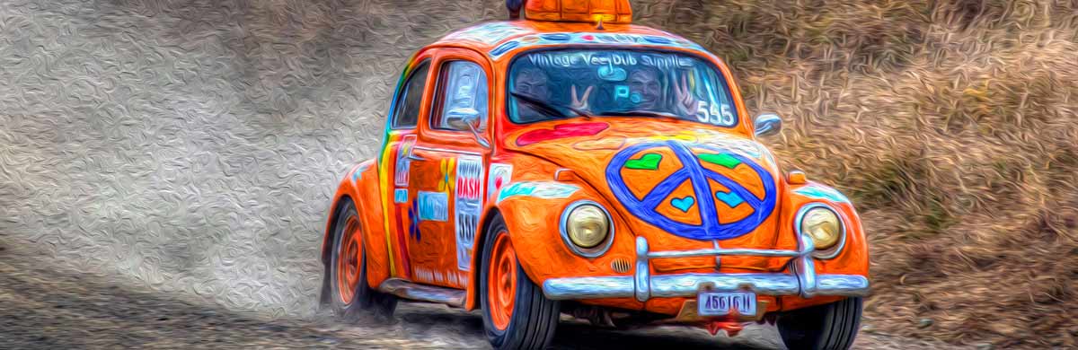 Car 555 on the NSW Variety Bash